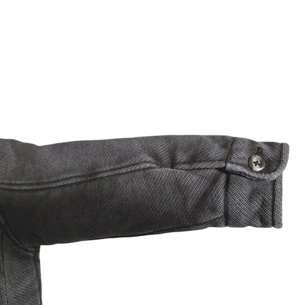 Cat&Jack Boys Black Cool Letterman Distressed Bomber Jacket SZ XS 4/5 Streetwear - Picture 7 of 12